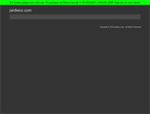 Tablet Screenshot of jardieco.com